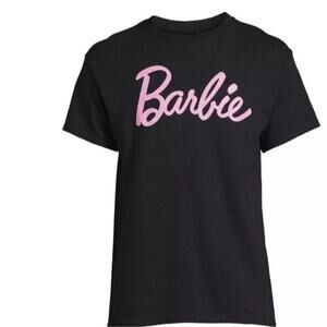Barbie Black and Pink Men's Size Small T-shirt NWT
